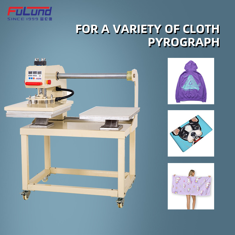 multifunctional Double Station Heat Press Machine automatic Upper Sliding Type