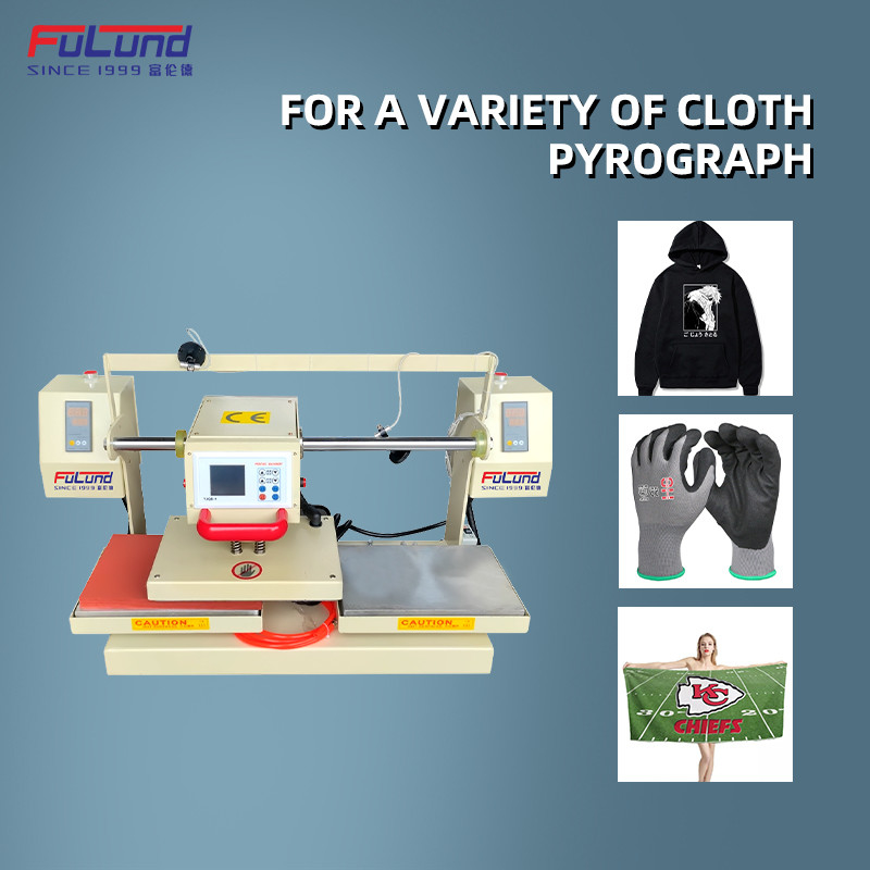 Double Station Heat Press Printing Machine 40cm X 60cm Work Table